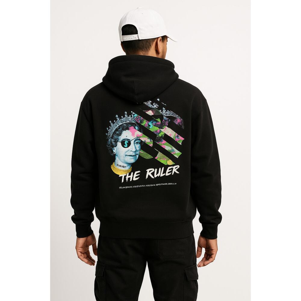 NEW UCL UrbanCoolab “The Ruler” Hoodie Graphic Streetwear Art Slick Rick XXL